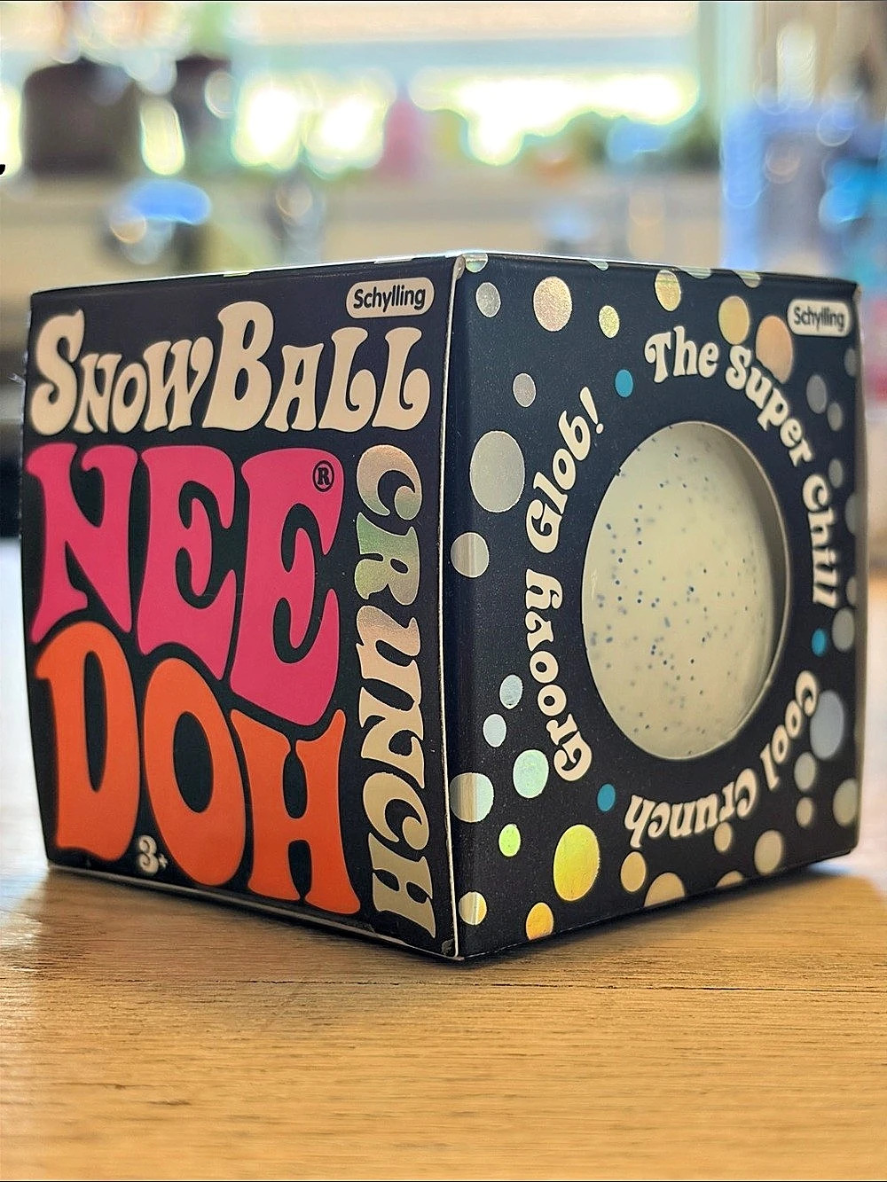 Schylling Snowball Crunch NeeDoh Fidget Toy NWT